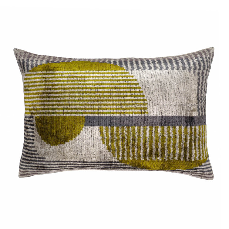 Velvet ikat outlet pillows